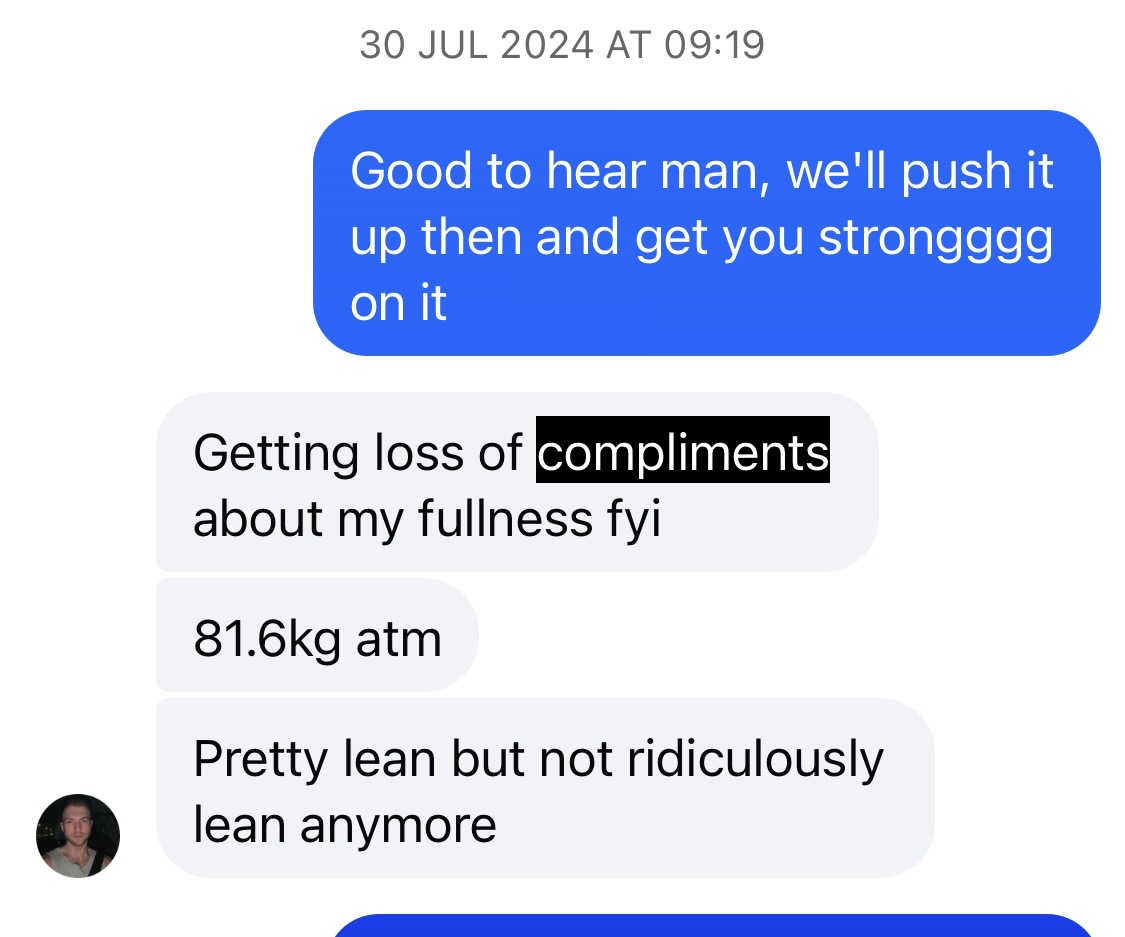 Lots of compliments