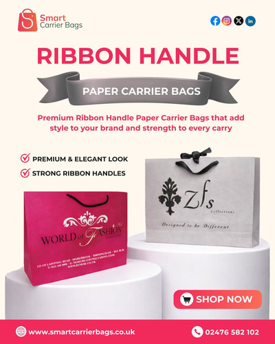 Premium Ribbon Handle Paper Carrier Bags Smart Carrier Bags UK.jpg
