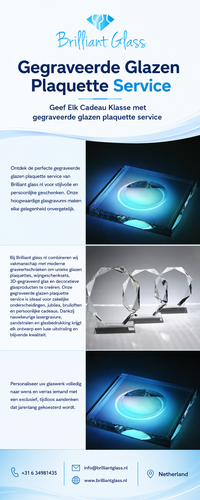 Geef Elk Cadeau Klasse met gegraveerde glazen plaquette service.png