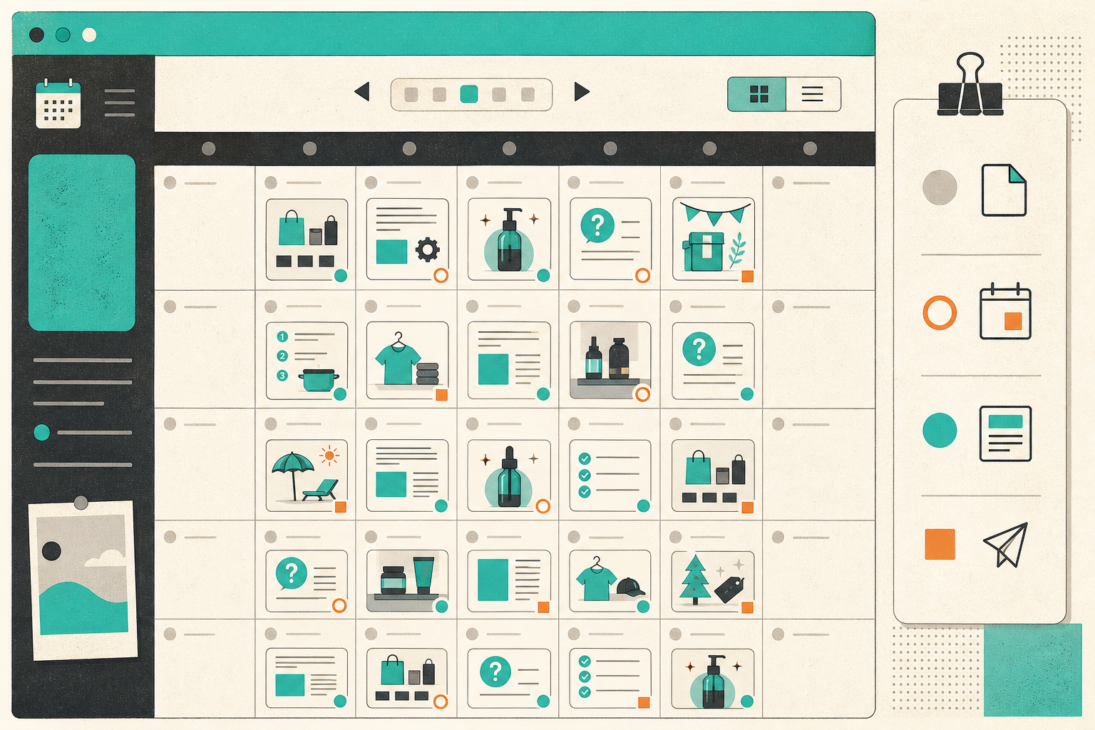 Shopify content calendar for recurring blog automation