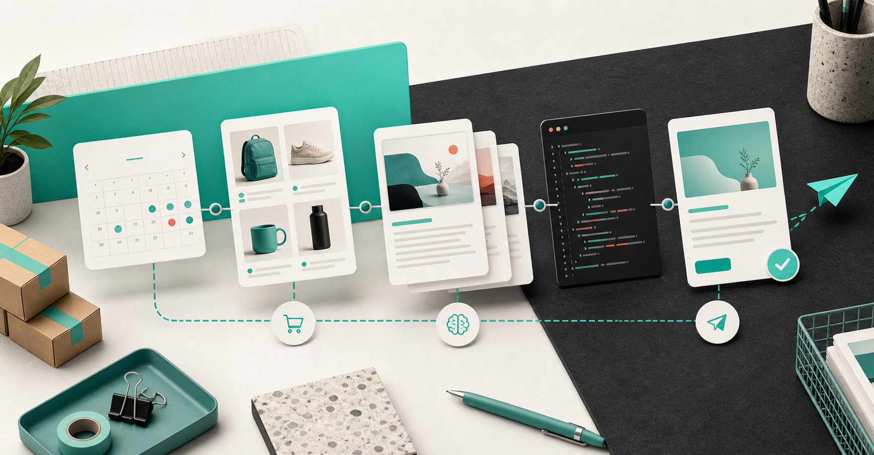 Shopify content automation banner