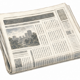 10. しんぶん 新聞 koran, surat kabar