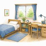 15. へや 部屋 kamar