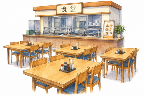 10. しょくどう 食堂 ruang makan, rumah makan, kantin.png