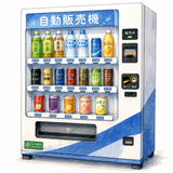 20. じどうはんばいき 自動販売機 mesin jual otomatis