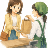 8. かいます（買います）— membeli