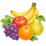 21. くだもの（果物）— buah buahan