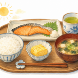 13. あさごはん（朝ごはん）— sarapan