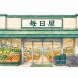 56. 毎日屋 — pasar swalayan fiksi