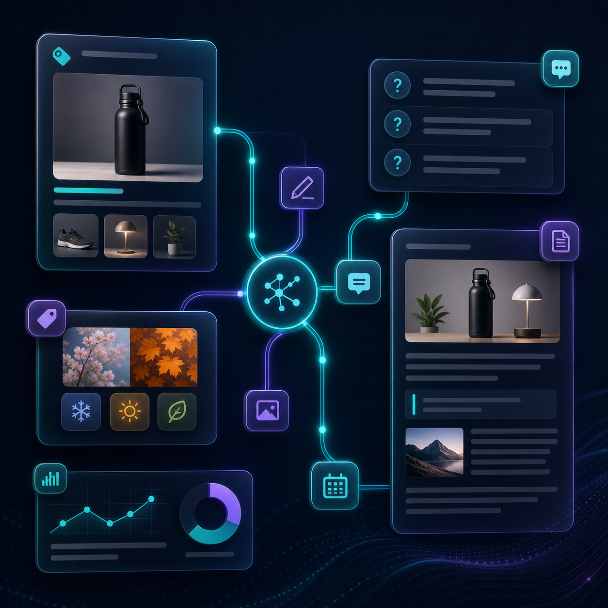 Content pipeline and input signals