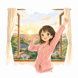 20. あさ pagi