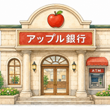 58. アップルぎんこう bank fiksi