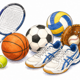 11. スポーツ用品 peralatan olahraga
