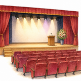6. 催し物会場 tempat pertunjukan ruang acara