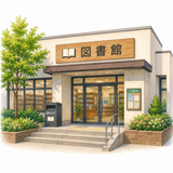 10. としょかん perpustakaan