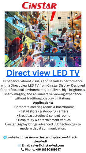 Direct View LED TV Solutions for Immersive Visual Experiences | Cinstar Display.png