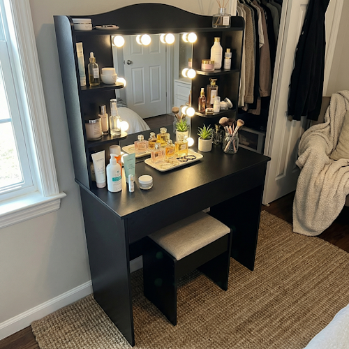Lit Up My Morning with a Dressing Table and Lights.png