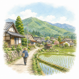 20. 村（むら）— desa, kampung