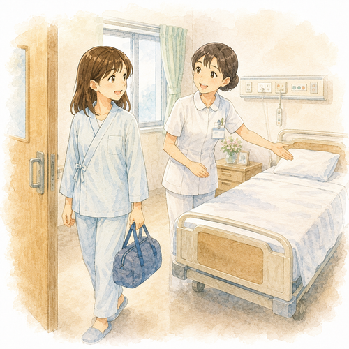 4. 入院します（にゅういんします）— opname, masuk rumah sakit.png
