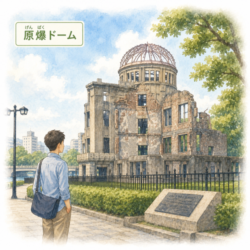30. 原爆ドーム（げんばくドーム）— Genbaku Dome.png