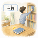 39. 一冊（いっさつ）— satu buku