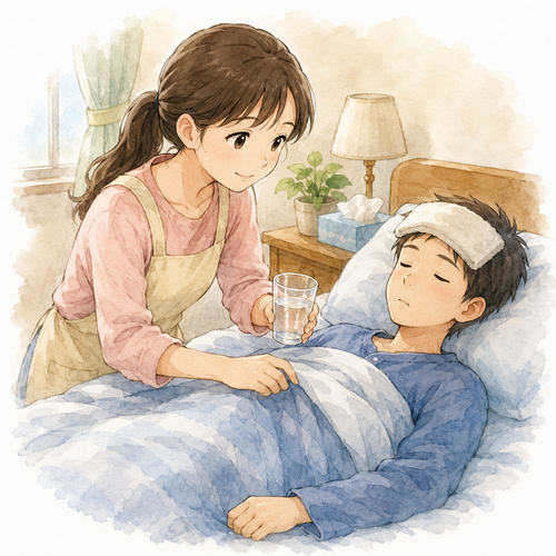 49. 世話をします（せわをします）— merawat.png
