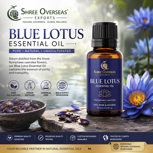 Blue Lotus Essential Oil for Cosmetics A Premium Botanical Ingredient for Modern Beauty Formulations.png