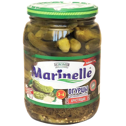 4780030690087 46949 ОГУРЦЫ MARINELLE ДЕЛИКАТЕСНЫЕ 6 9СМ 720МЛ С Б.png