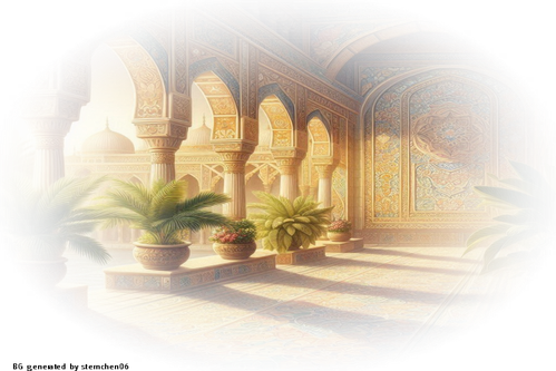 creiere einen orientalischen hintergrund aus bagdad Terrasse (6)