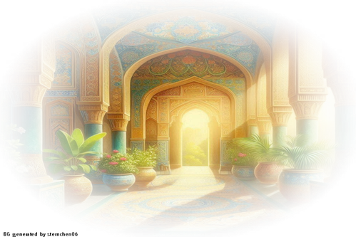 creiere einen orientalischen hintergrund aus bagdad Terrasse (4)