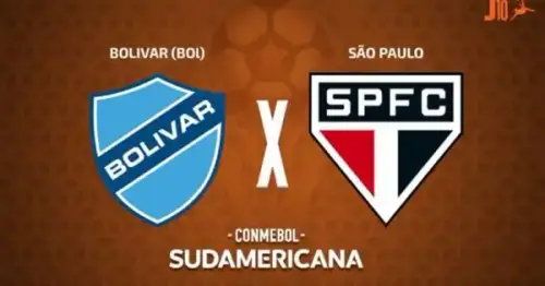 DUELO NA SULA! Bolívar x São Paulo: onde assistir
