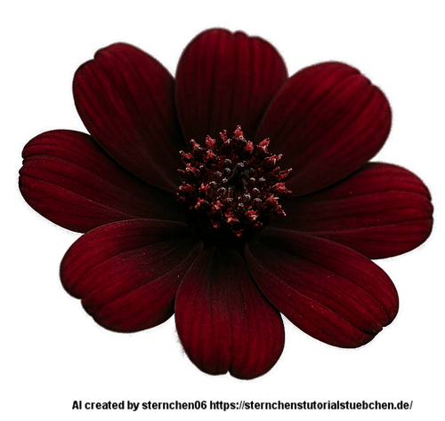 a little darkred flower (1)