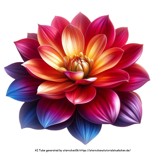 airbrush style gemalt eine Sommerblte am Stil (4)