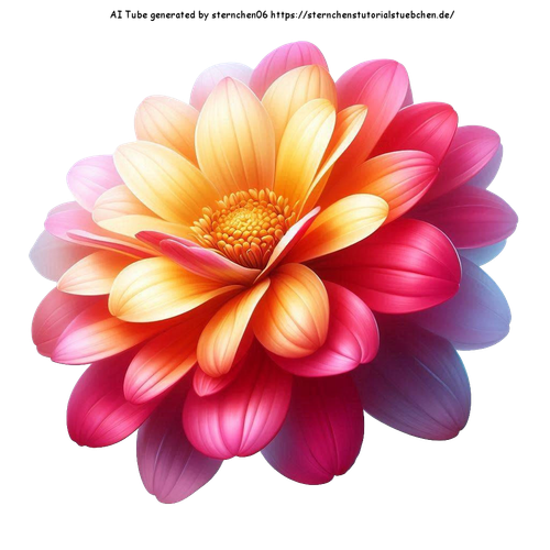 airbrush style gemalt eine Sommerblte am Stil (1)