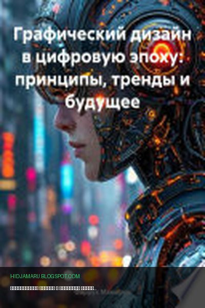 Обложка книги «Графический дизайн в цифровую эпоху: принципы, тренды и будущее» - Фаррух Шароф угли Мамиров
