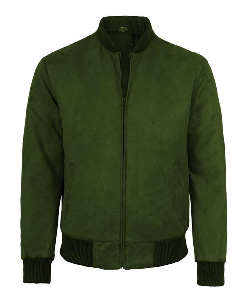 183522 Adamsville Men's Faux Suede Bomber Jacket Olive Green 1785158186.jpg