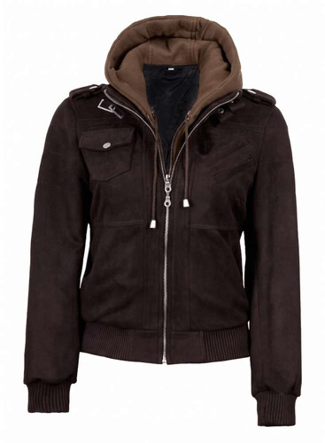 183533 Edinburgh Men's Hooded Faux Suede Jacket Dark Brown 1785391485.jpg