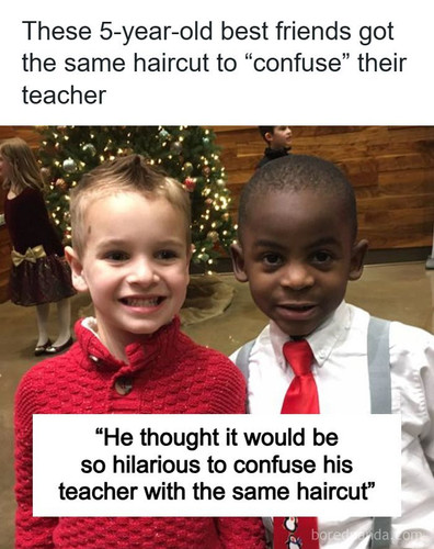 best friends same haircut fool teacher lydia stith rosebush.1