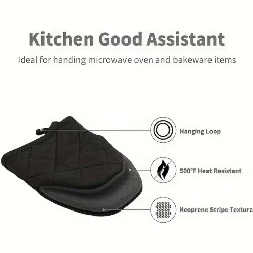 2pcs Multi Ply Durable Kitchen Oven Mitts For Cooking & Baking Non Slip, Heat Resistant Gloves, Food.png