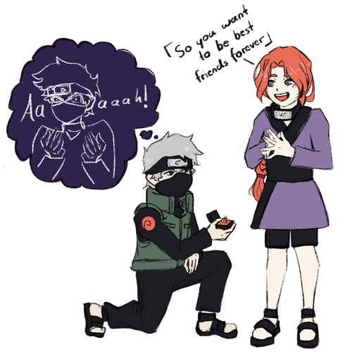 Kikyo and Kakashi - by Mayzze.png