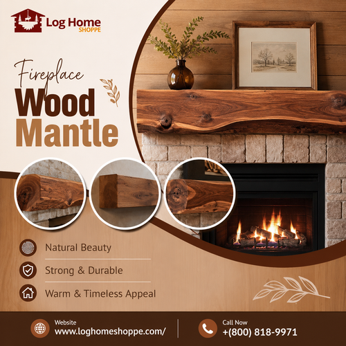 Trending Wooden Fireplace Mantel Designs for 2028.png