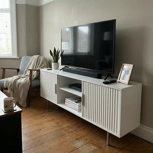 A White TV Unit with Storage That Does the Job Beautifully.png