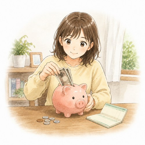 2. 貯金します（ちょきんします）— menabung.png