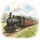 35. 汽車（きしゃ）— kereta api
