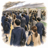 8. ラッシュ — keramaian, jam sibuk