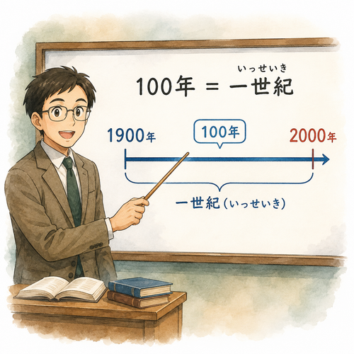 27. 一世紀（いっせいき）— abad ke , satu abad.png