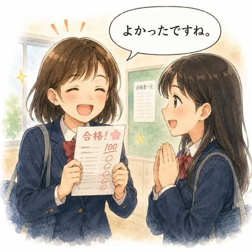 30. よかったですね。— Bagus ya syukurlah ya.png