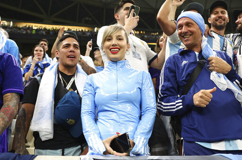 December 18, 2022, Doha: Doha, Qatar, 18th December 2022. Argentina fans during the FIFA World Cup 2.jpg