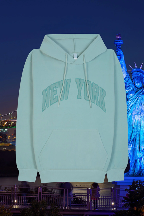 Adult Polar Fleece Hoodie with ‘NEW YORK’ Embroidery, Ribbed Cuffs & Hem – POL SINGA SAGE.png