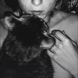 Valentina Chochanova with cat